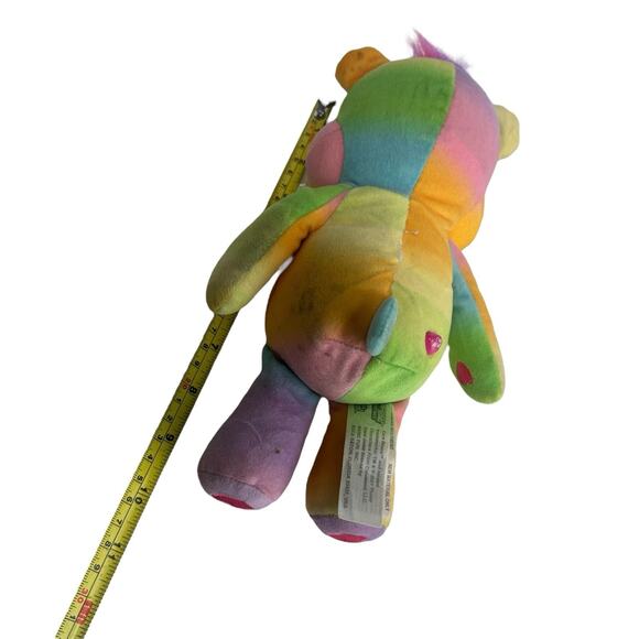 Care Bears 9" Togetherness Bear Rainbow Heart Plush Bean Stuffed Animal - Picture 5 of 7
